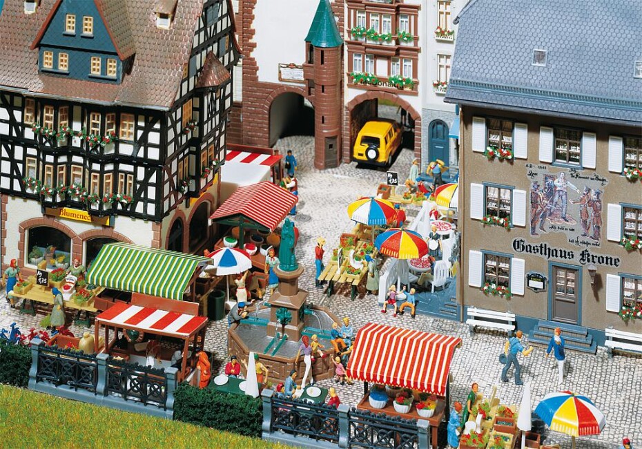 Faller 180582  Wochenmarkt