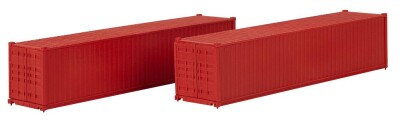 Faller 182154  40 Container  rot  2er-Set
