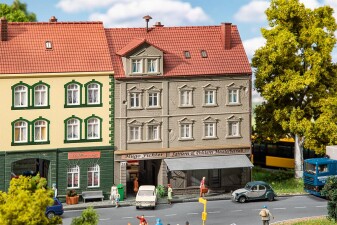 Faller 191786  Stadthaus mit Sattlerei