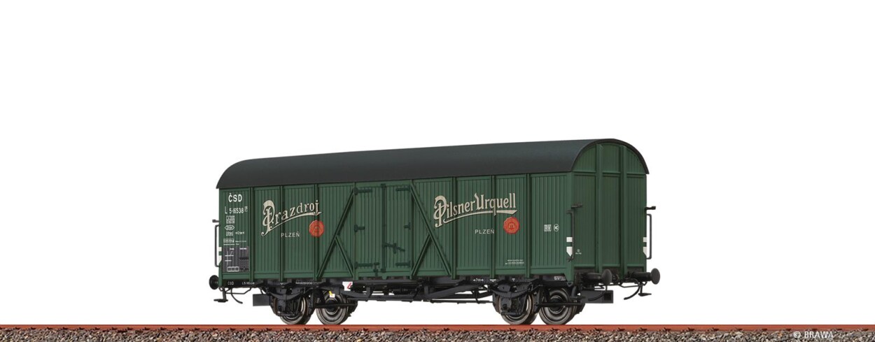 Brawa  47629  Kühlwagen L "Pilsner Urquell"  Ep. III CSD