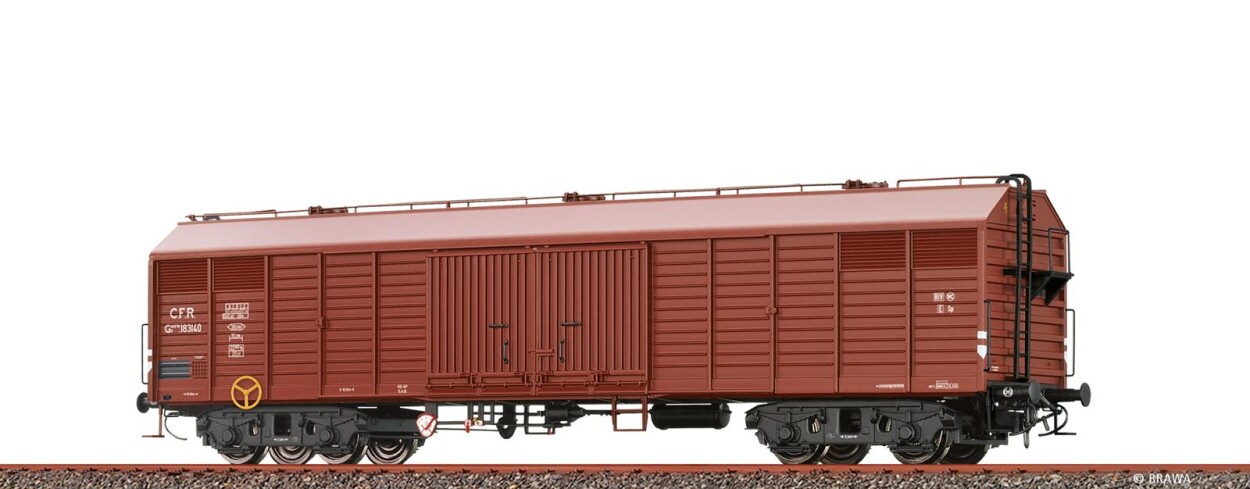 Brawa  50415  Gedeckter Güterwagen GASFWV  Ep. III CFR
