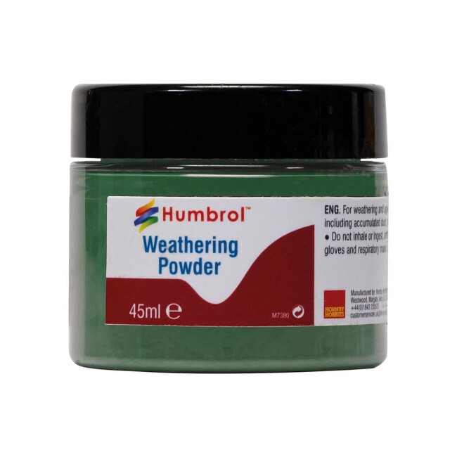 Humbrol 486005  Weathering-Puder, Chrom-Oxid-Grün, 45 ml