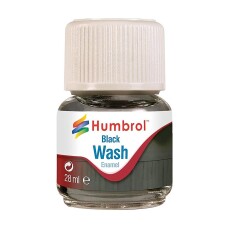 Humbrol 486201  Enamel-Wash, Schwarz, 28 ml