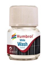 Humbrol 486202  Enamel-Wash, Weiss, 28 ml