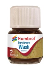 Humbrol 486205  Enamel-Wash, Dunkelbraun, 28 ml