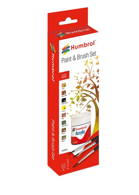 Humbrol 489061  Acrylic Farb-Set Landschaft