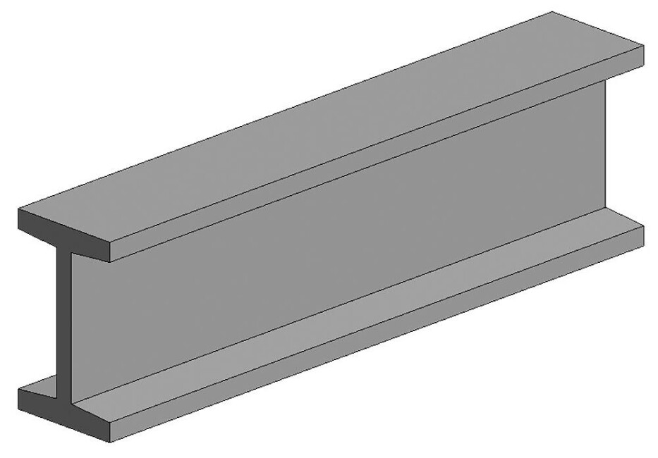 Evergreen 500271  I-Profil, 350x1,5x1,2 mm, 4 Stück