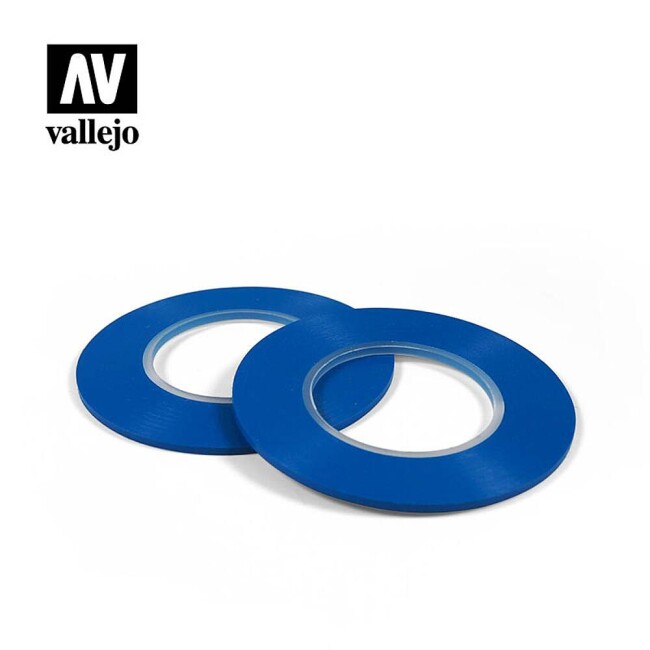 Vallejo 707008  Maskierband, flexibel, 2 x 18 m, 2 Rollen