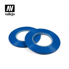 Vallejo 707009  Maskierband, flexibel, 3 x 18 m, 2 Rollen