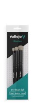 Vallejo 722486  Dry Brush, Set S, M, L