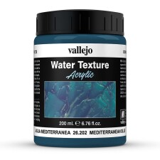 Vallejo 726202  Mediterranes Wasser, 200 ml