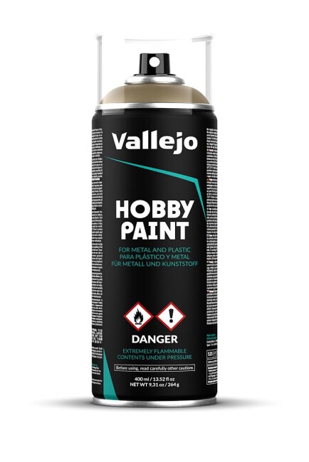 Vallejo 728009  US Khaki, Sprühdose, 400 ml