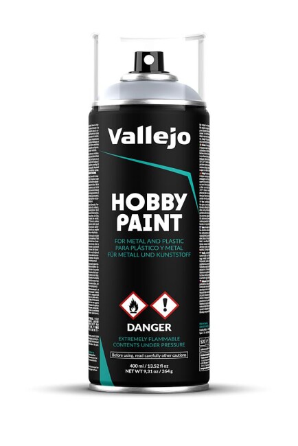 Vallejo 728021  Silber, Fantasie Farben, Sprühdose, 400 ml