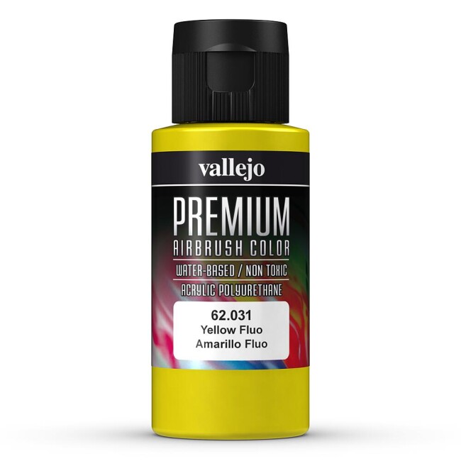 Vallejo 762031  Gelb, fluoreszierend, 60 ml