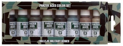 Vallejo 770128  Farb-Set, Panzer - Uniformen III, 8 x 17 ml