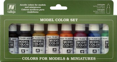 Vallejo 770136  Farb-Set, Transparente Farben, 8 x 17 ml