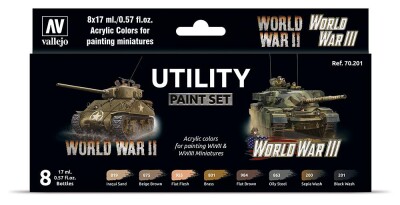 Vallejo 770201  Farb-Set, World War II &amp; World War III