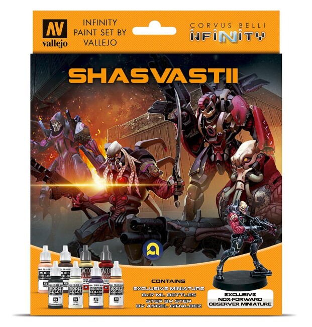 Vallejo 770241  Farb-Set, Infinity Shasvastii, mit Figur