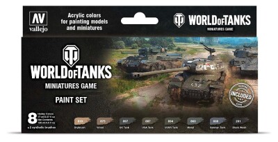 Vallejo 770245  Farb-Set, World of Tanks