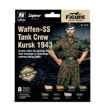 Vallejo 770249  Farb-Set, Waffen-SS Panzerbesatzung,...