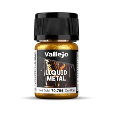Vallejo 770794  Rotgold, Auf Alkoholbasis, Metallic, 35 ml