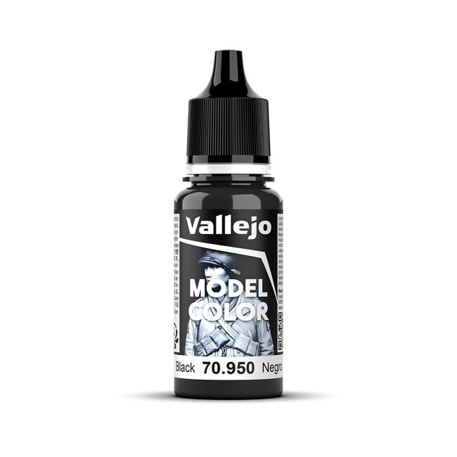 Vallejo 770950  Signalschwarz, matt, 17 ml