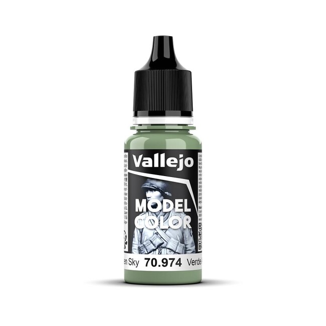 Vallejo 770974  Blassgrün, matt, 17 ml