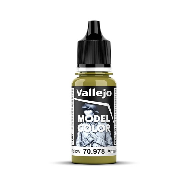 Vallejo 770978  Dunkelgelb, matt, 17 ml