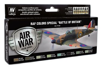 Vallejo 771144  Farb-Set RAF Luftschlacht um England, 8 x 17 ml