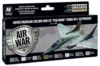 Vallejo 771605  Farb-Set, MiG-29 Fulcrum, 8 x 17 ml
