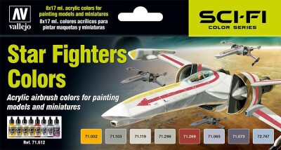 Vallejo 771612  Farb-Set, Star Fighters