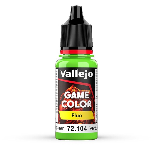 Vallejo 772104  Fluoreszierendes Grün, 17 ml