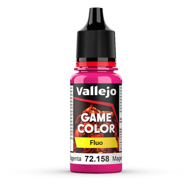 Vallejo 772158  Fluoreszierendes Magenta, 18 ml