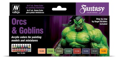 Vallejo 772304  Farb-Set, Orcs and Goblins by Angel...