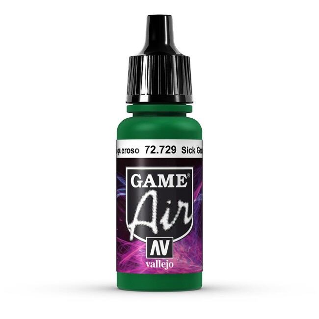 Vallejo 772729  Sick Green, 17 ml