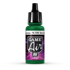 Vallejo 772729  Sick Green, 17 ml