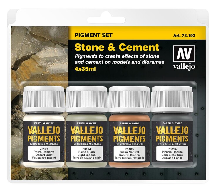Vallejo 773192  Pigment-Set Stein und Beton