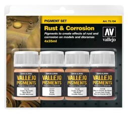 Vallejo 773194  Pigment-Set Rost und Korrosion