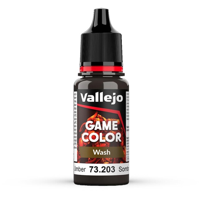 Vallejo 773203  Wash-Color, Umbra, 17 ml