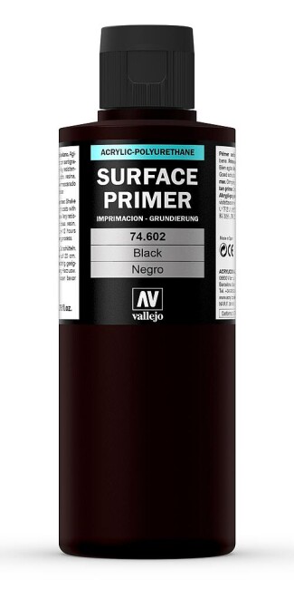 Vallejo 774602  Schwarz, 200 ml