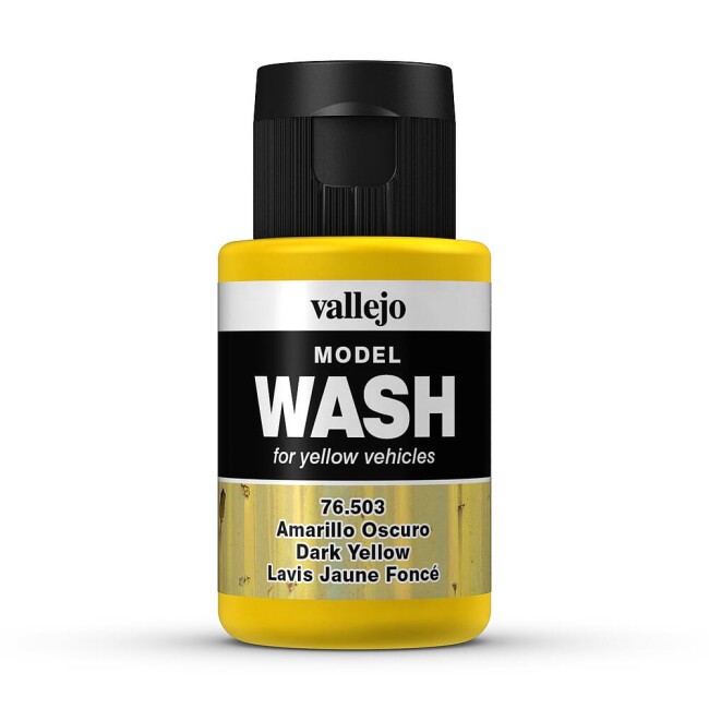 Vallejo 776503  Wash-Color, Dunkelgelb, 35 ml