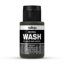 Vallejo 776517  Wash-Color, Dunkelgrau, 35 ml
