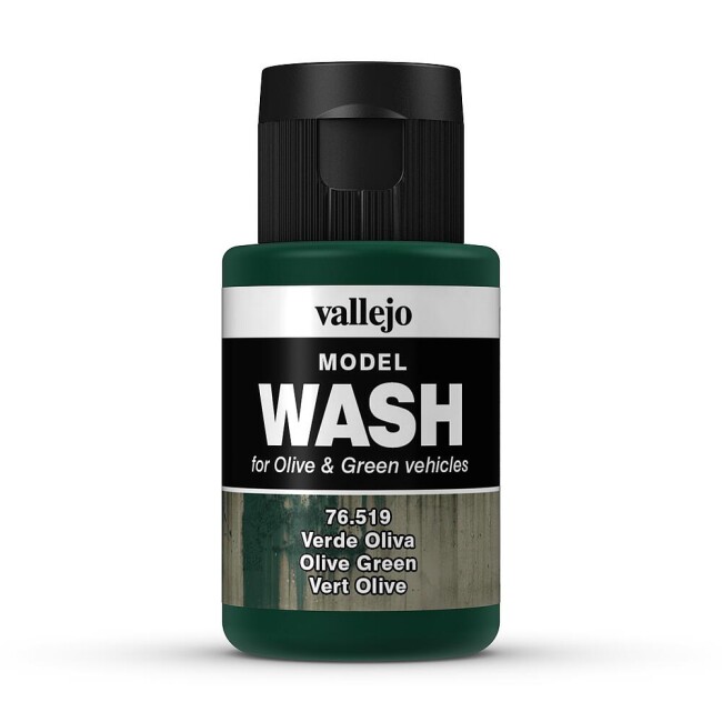 Vallejo 776519  Wash-Color, Olivgrün, 35 ml