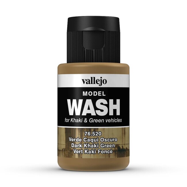 Vallejo 776520  Wash-Color, Dunkles Khakigrün, 35 ml