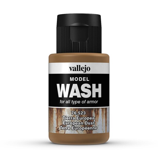 Vallejo 776523  Wash-Color, Europäischer Staub, 35 ml