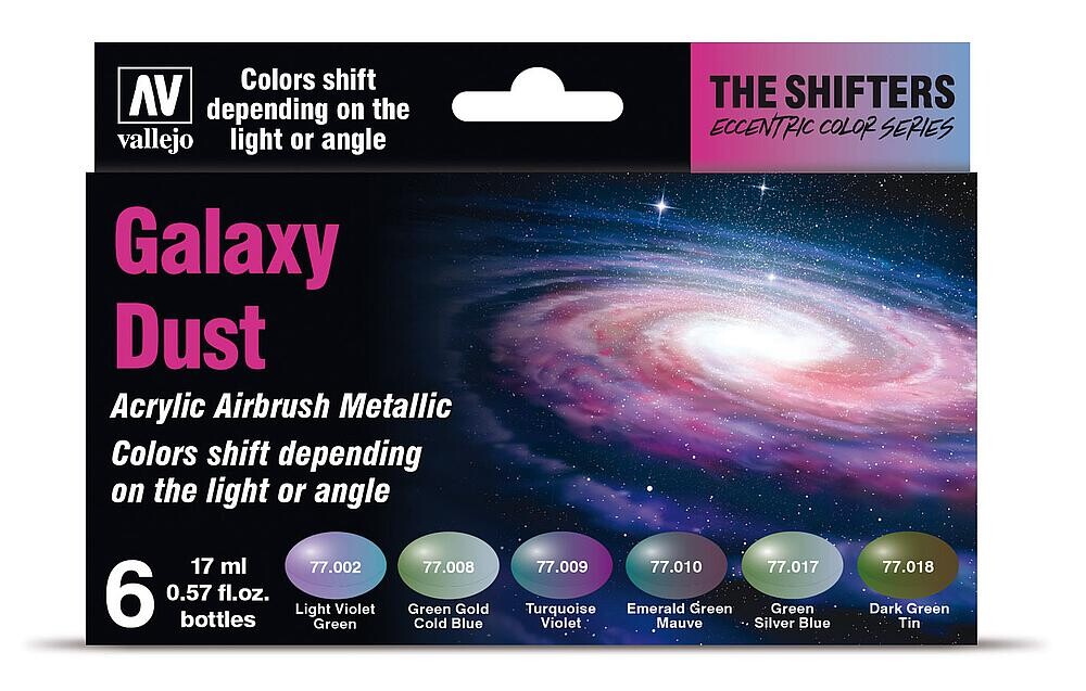 Vallejo 777092  Farb-Set, Galaxy Dust