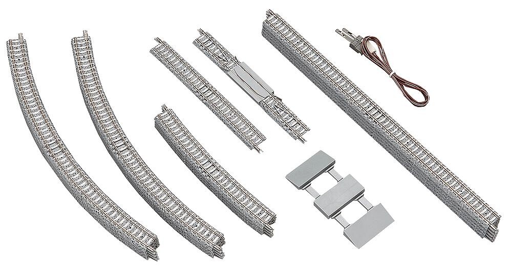 TomyTEC 970282  Gleis-Start-Set, Oval, mit Eingleisstück