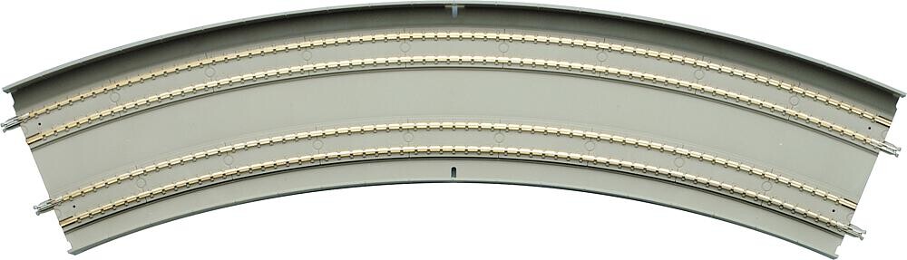 TomyTEC 971168  2 Doppelgleise, gebogen, in Beton-Viaduktbet., 45°, r 465 mm