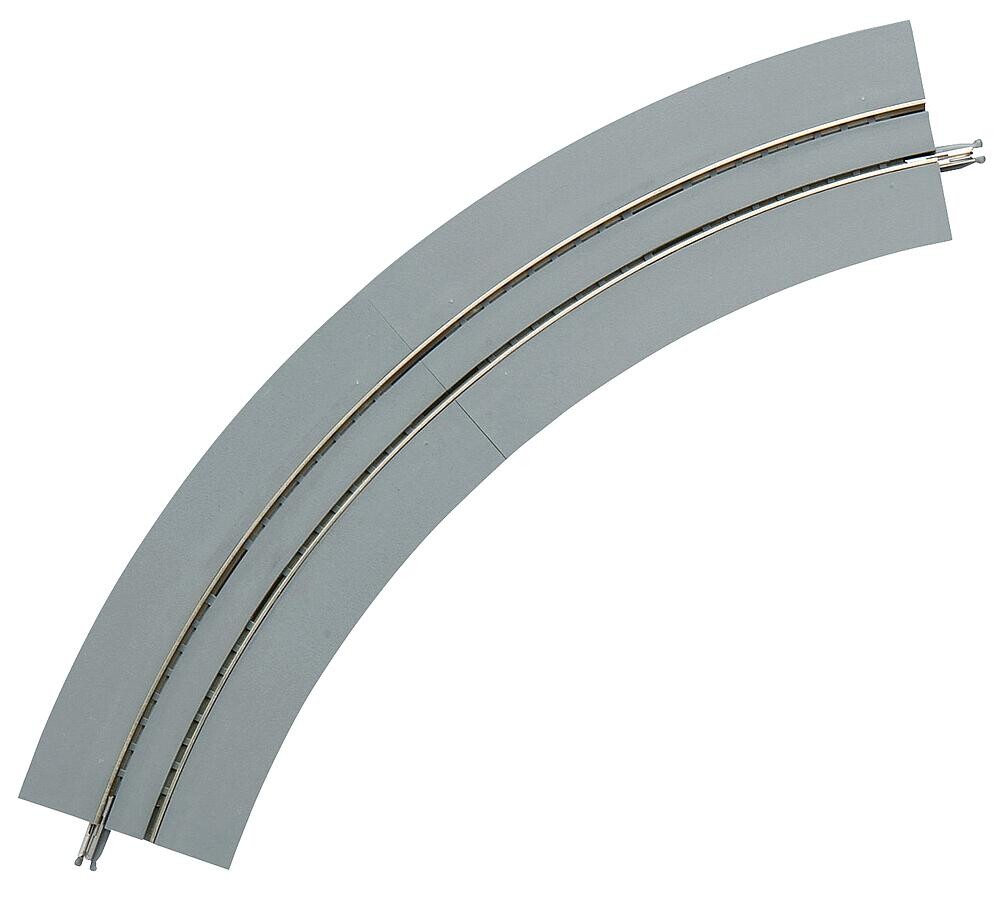 TomyTec 17820 N Scale Wide-Roadbed Easement/Approach Curve Track CR(L