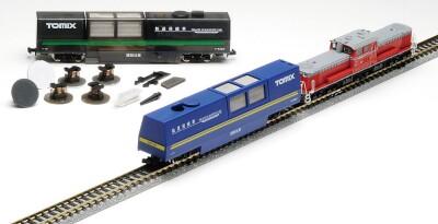 TomyTEC 976425  Schienenreinigungswagen, blau